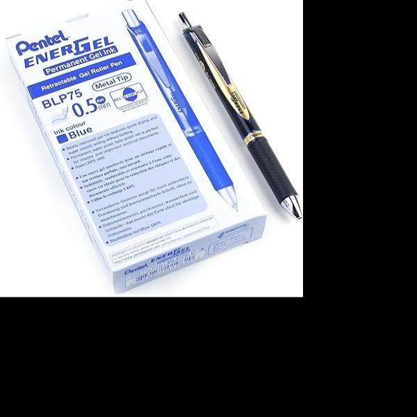 BOLIGRAFO ENERGEL BLN75LGA CLENA PENT 0.5MMRT NGO 10 400